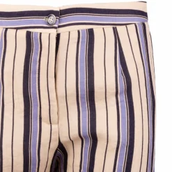 Pantalon taille haute large à rayures Femme BEST MOUNTAIN