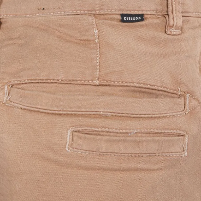Pantalon toile jogino caramel Homme DEELUXE 74