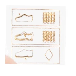 Pantoufle linea couleur jean intérieur moutonné avec drapeau Homme BONADONA