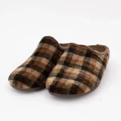 Pantoufles à carreaux doux Homme BONADONA
