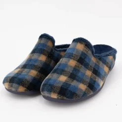 Pantoufles à carreaux doux Homme BONADONA