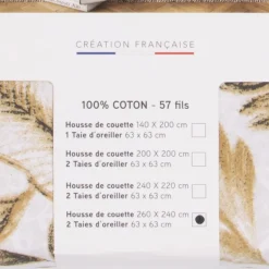 Parure de lit bay 240x260 Mixte PASSION D ELLY