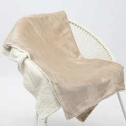 Plaid doux effet fausse fourrure intérieur moutonné Mixte GERARD PASQUIER