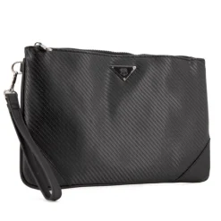 Pochette texturée poignet carbone 30x20x2cm Homme BILL TORNADE