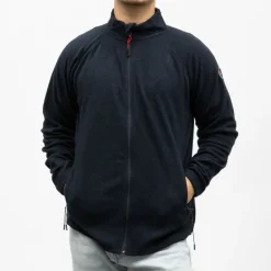 Polaire zippee black paul Homme PANAME BROTHERS