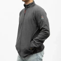 Polaire zippee black paul Homme PANAME BROTHERS