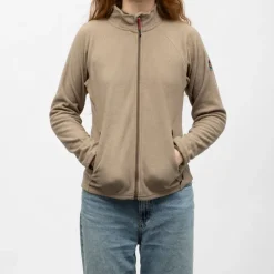 Polaire zippee taupe paula Femme PANAME BROTHERS