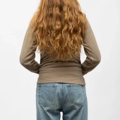 Polaire zippee taupe paula Femme PANAME BROTHERS