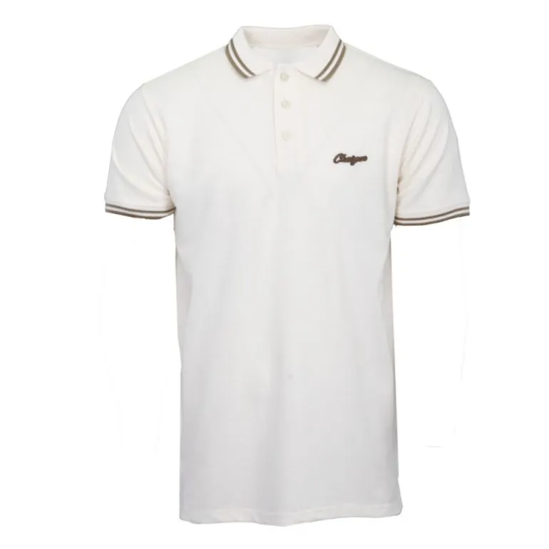 Polo Albus coton avec liserés colorés Homme CHEVIGNON