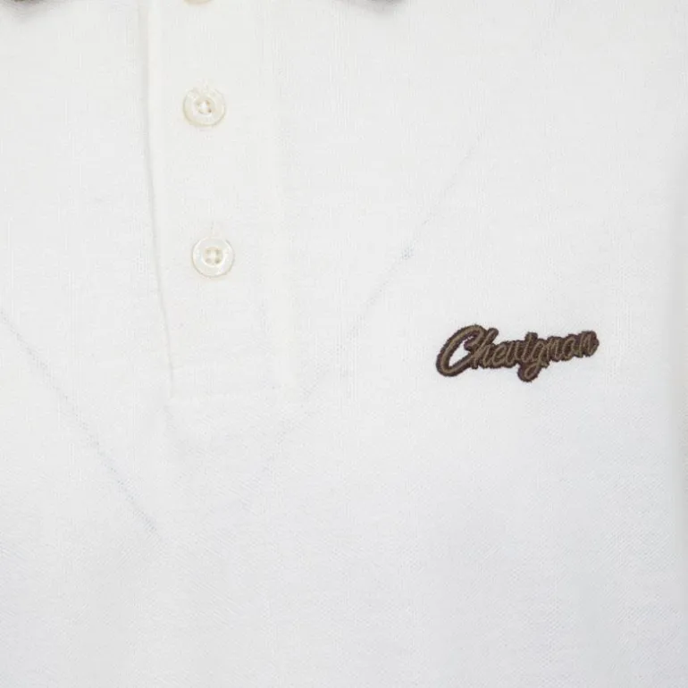 Polo Albus coton avec liserés colorés Homme CHEVIGNON