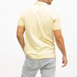 Polo avec poche zippée bande colorée sur le col Homme DEELUXE 74