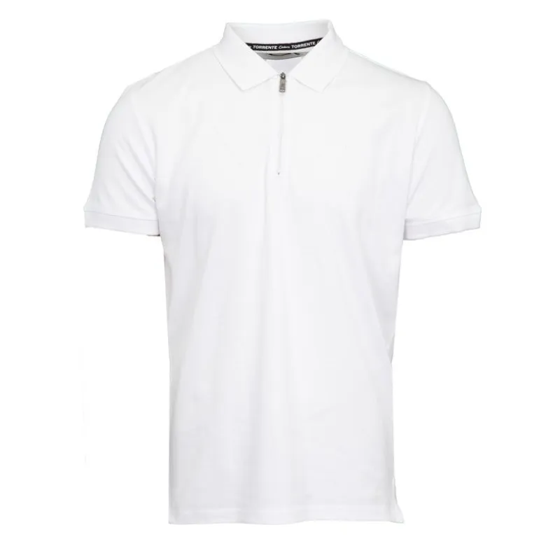 Polo classique zippé manches courtes Homme TORRENTE