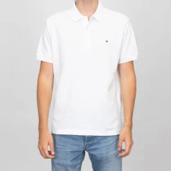 Polo coton basique regular avec logo brodé Homme TOMMY HILFIGER