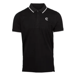 Polo coton chiné liseré manches logo brodé Homme CERRUTI