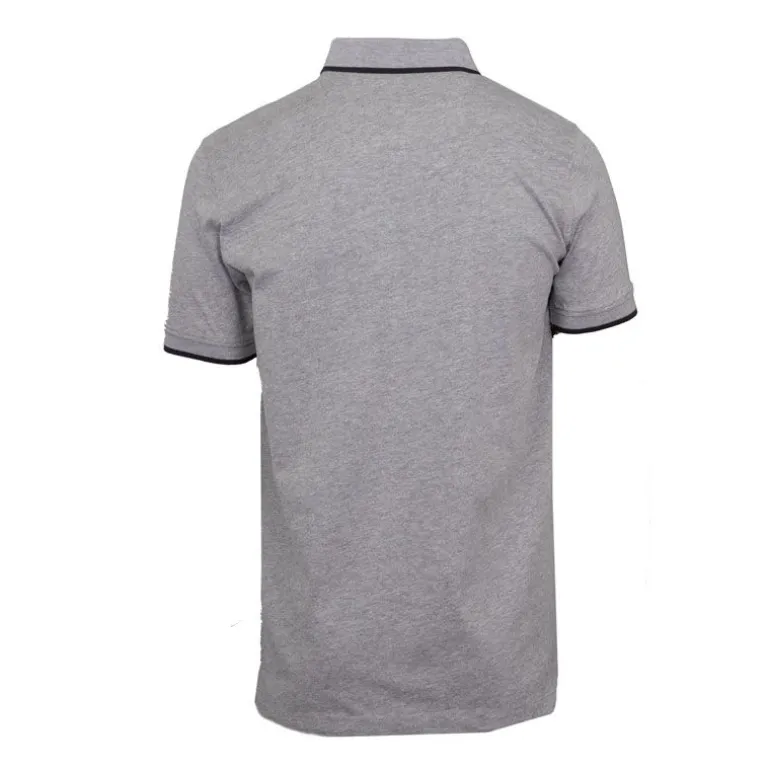 Polo coton chiné liseré manches logo brodé Homme CERRUTI