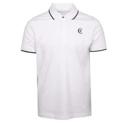 Polo coton chiné liseré manches logo brodé Homme CERRUTI