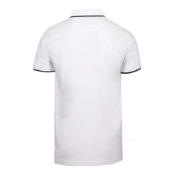 Polo coton chiné liseré manches logo brodé Homme CERRUTI