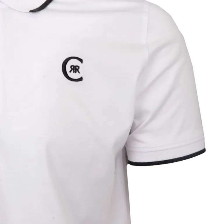 Polo coton chiné liseré manches logo brodé Homme CERRUTI