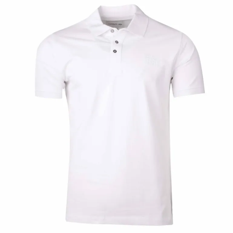 Polo Eduardo uni logo brodé Homme CERRUTI