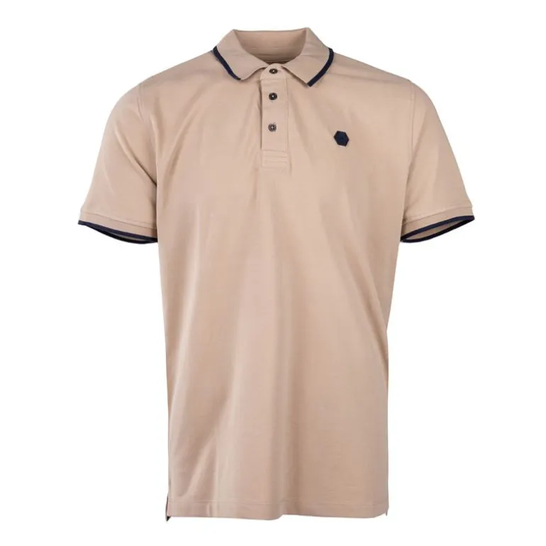 Polo en coton avec liseré isonzo Homme CERRUTI