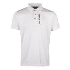 Polo en coton velino logo brodé vertical Homme CERRUTI
