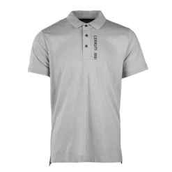 Polo en coton velino logo brodé vertical Homme CERRUTI