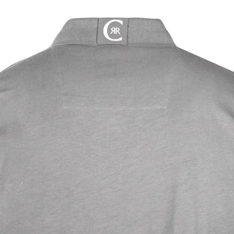 Polo en coton velino logo brodé vertical Homme CERRUTI