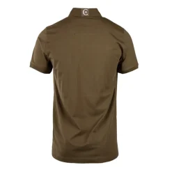 Polo en coton velino logo brodé vertical Homme CERRUTI