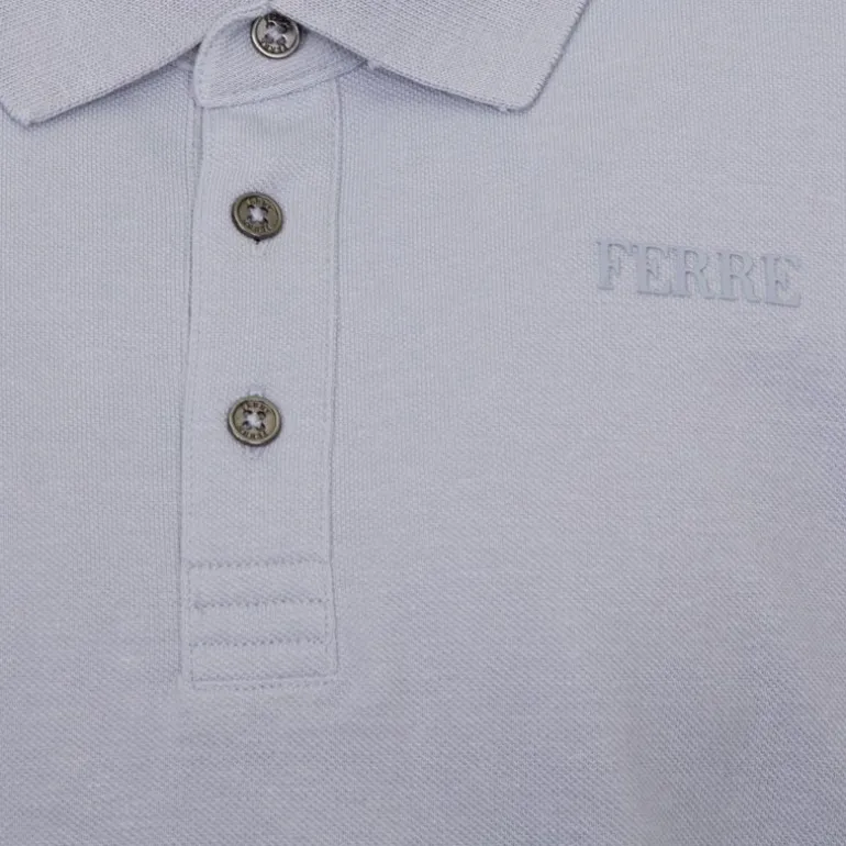 Polo Gianni à boutons coton texturé Homme GIANFRANCO FERRE