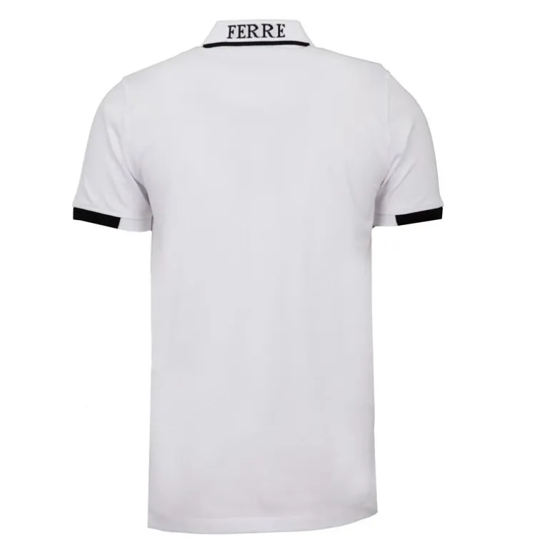 Polo Gianni à boutons coton texturé Homme GIANFRANCO FERRE