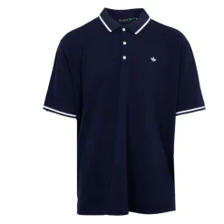 Polo grandes tailles coton avec liseré logo brodé Homme DOCKERS