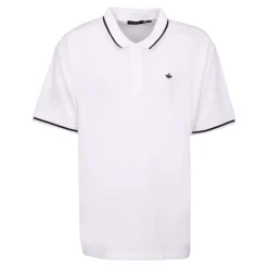 Polo grandes tailles coton avec liseré logo brodé Homme DOCKERS