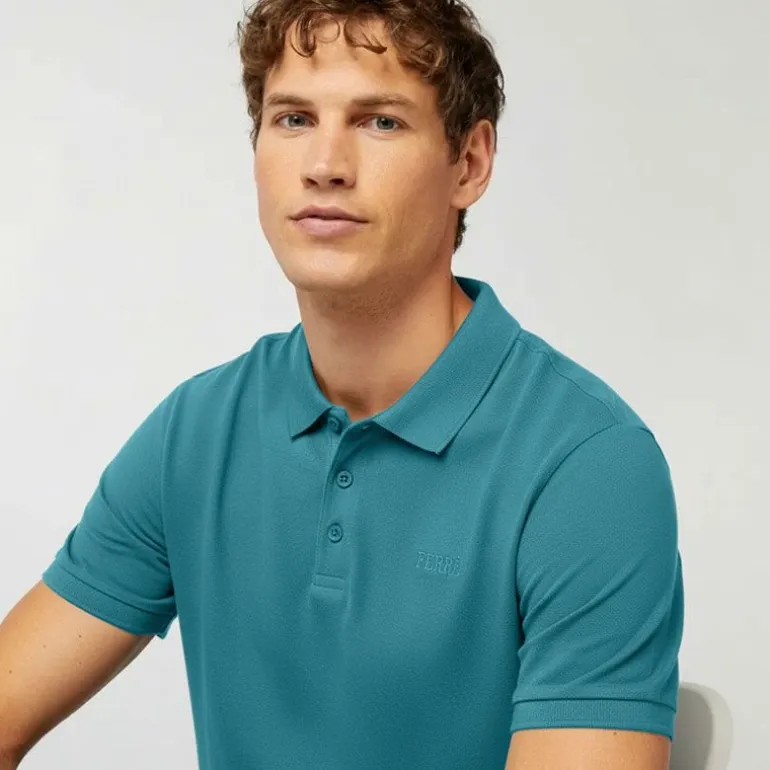 Polo Leandro coton avec boutons Homme GIANFRANCO FERRE