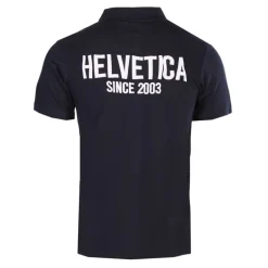 Polo logo brodé Homme HELVETICA