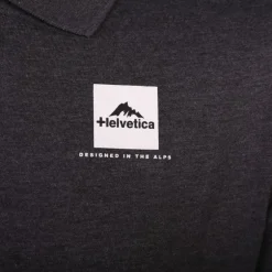 Polo logo imprimé Homme HELVETICA