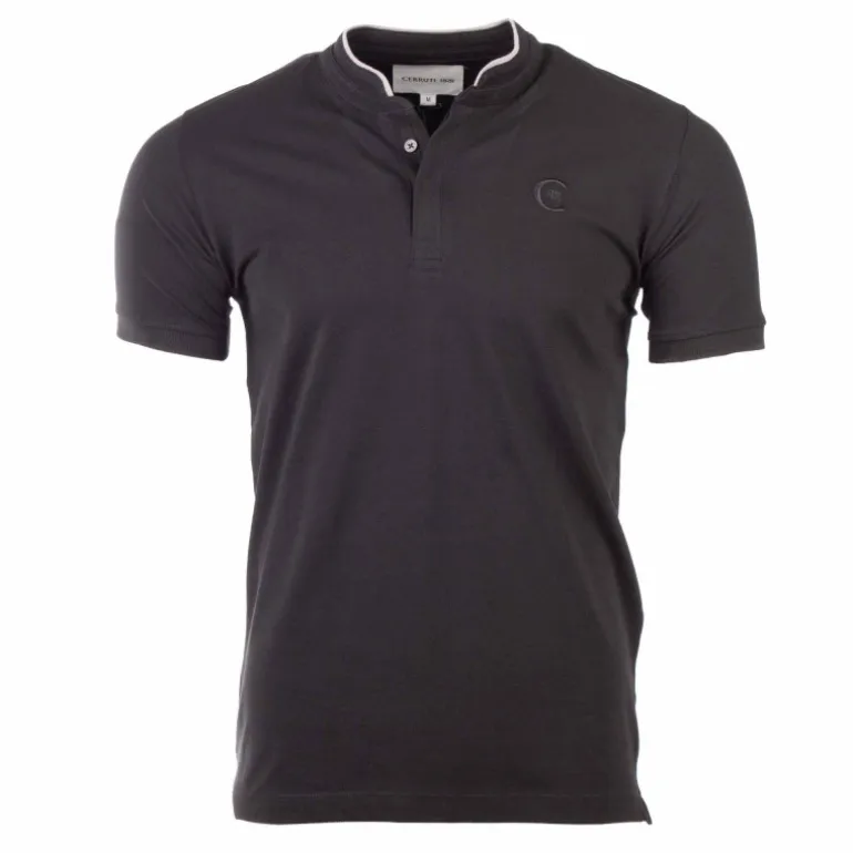 Polo manches courtes col mao firenza Homme CERRUTI