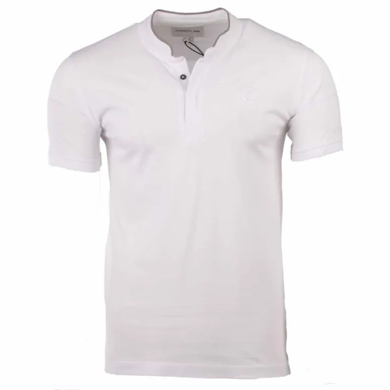 Polo manches courtes col mao firenza Homme CERRUTI