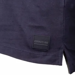 Polo manches courtes coton doux bande logo épaule ballabile Homme CERRUTI