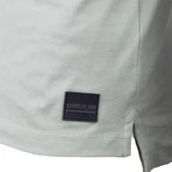 Polo manches courtes coton doux bande logo épaule ballabile Homme CERRUTI