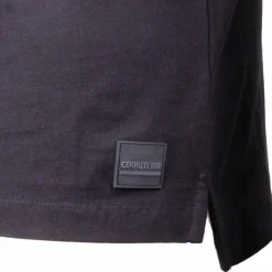 Polo manches courtes coton doux bande logo épaule ballabile Homme CERRUTI