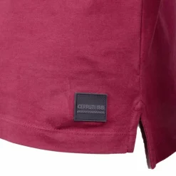 Polo manches courtes coton doux bande logo épaule ballabile Homme CERRUTI