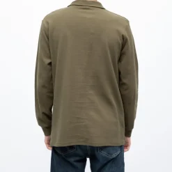 Polo manches longues broderie cote germinal Homme KAPORAL