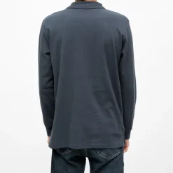 Polo manches longues broderie cote germinal Homme KAPORAL