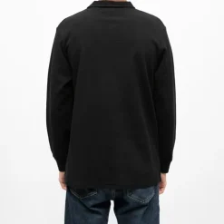 Polo manches longues broderie cote germinal Homme KAPORAL
