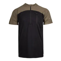 Polo technique zip bi-couleur Homme BEST MOUNTAIN