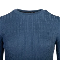 Pull col rond torsadé 18727 Femme BILL TORNADE