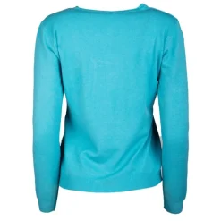 Pull fine maille col rond 30% cachemire 080 Femme REAL CASHMERE