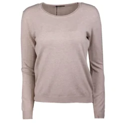 Pull fine maille col rond 30% cachemire 080 Femme REAL CASHMERE