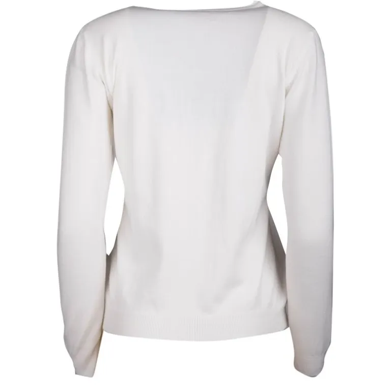 Pull fine maille col rond 30% cachemire 080 Femme REAL CASHMERE
