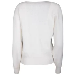 Pull grosse maille col rond cachemire laine Femme REAL CASHMERE